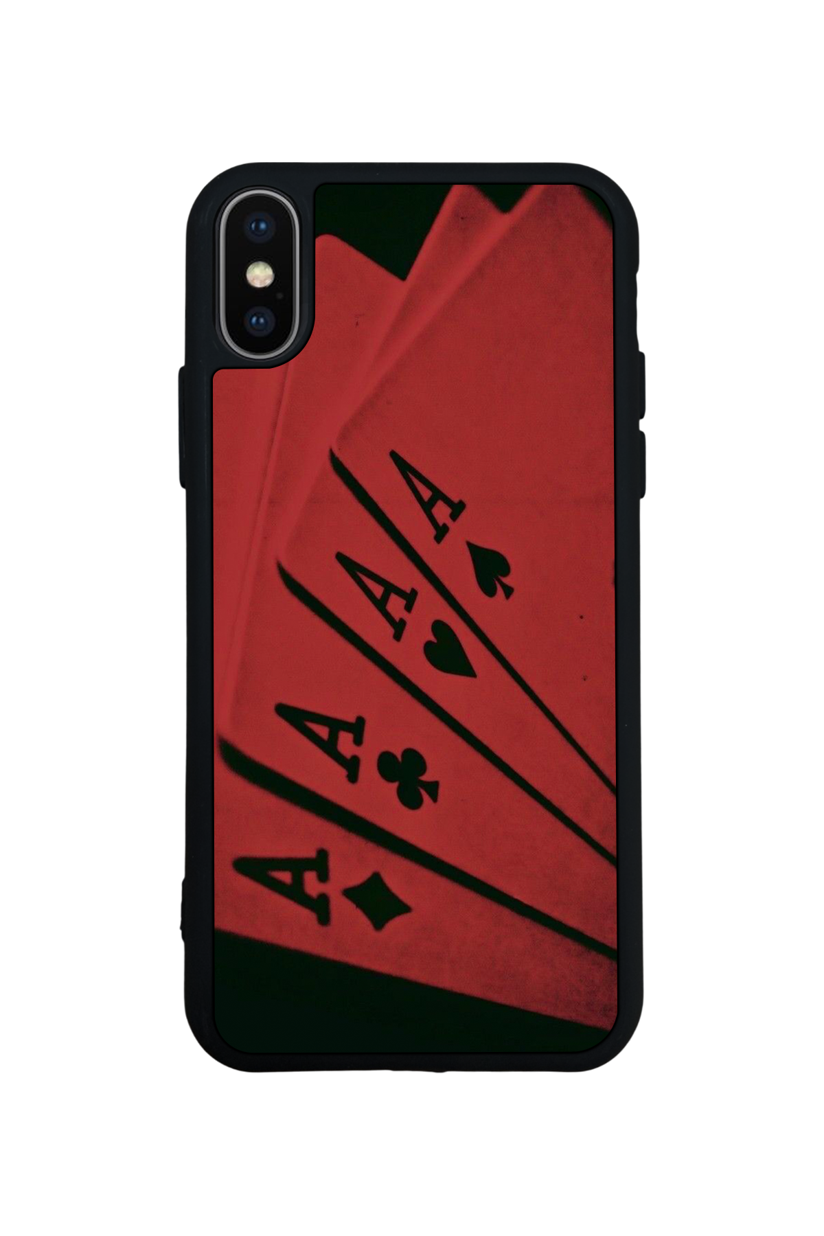 iPhone XS Max Uyumlu Kart Tasarımlı Glossy Premium Kılıf