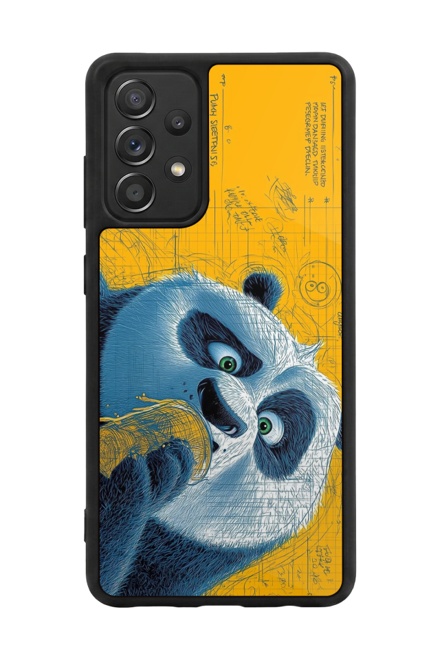 Samsung Galaxy A72 Uyumlu Kung Fu Panda Tasarımlı Glossy Premium Kılıf