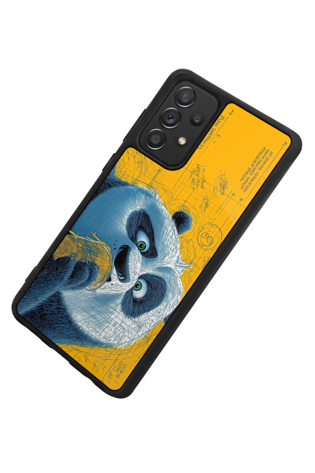 Samsung Galaxy A72 Uyumlu Kung Fu Panda Tasarımlı Glossy Premium Kılıf