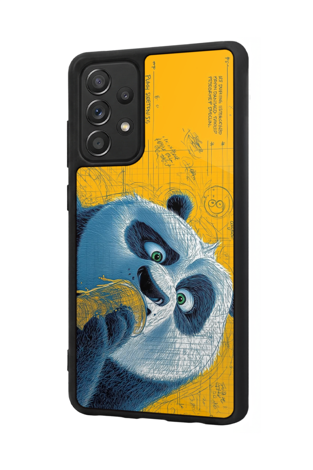 Samsung Galaxy A72 Uyumlu Kung Fu Panda Tasarımlı Glossy Premium Kılıf