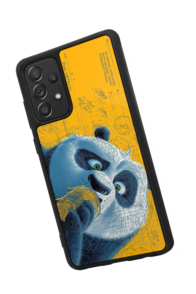Samsung Galaxy A72 Uyumlu Kung Fu Panda Tasarımlı Glossy Premium Kılıf