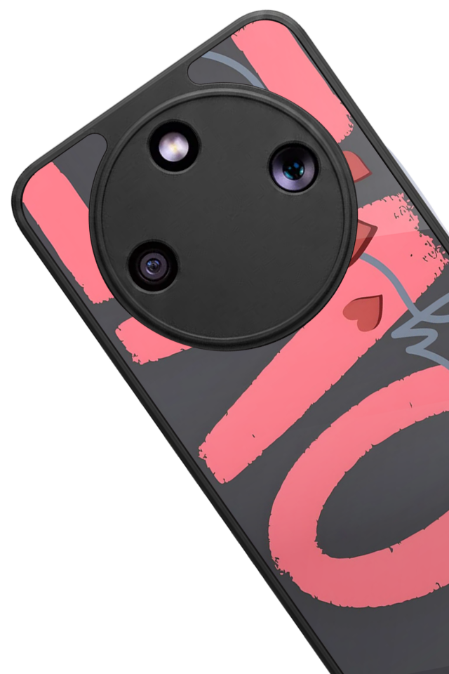 Honor Magic 8 Lite Uyumlu Love Tasarımlı Glossy Premium Kılıf