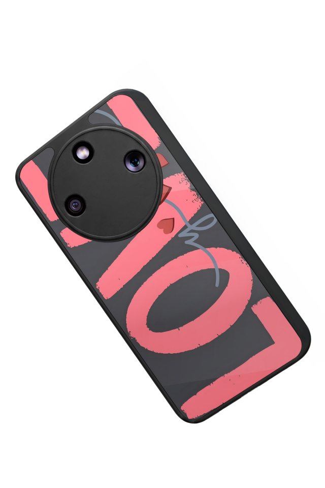 Honor Magic 8 Lite Uyumlu Love Tasarımlı Glossy Premium Kılıf