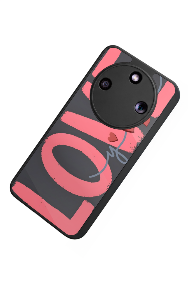 Honor Magic 8 Lite Uyumlu Love Tasarımlı Glossy Premium Kılıf