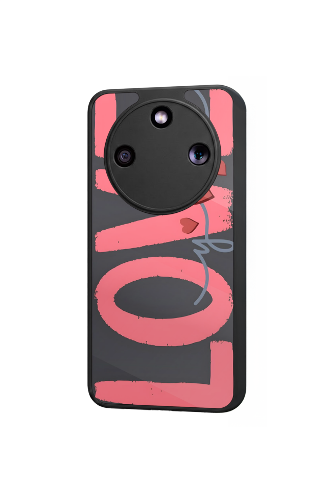 Honor Magic 8 Lite Uyumlu Love Tasarımlı Glossy Premium Kılıf