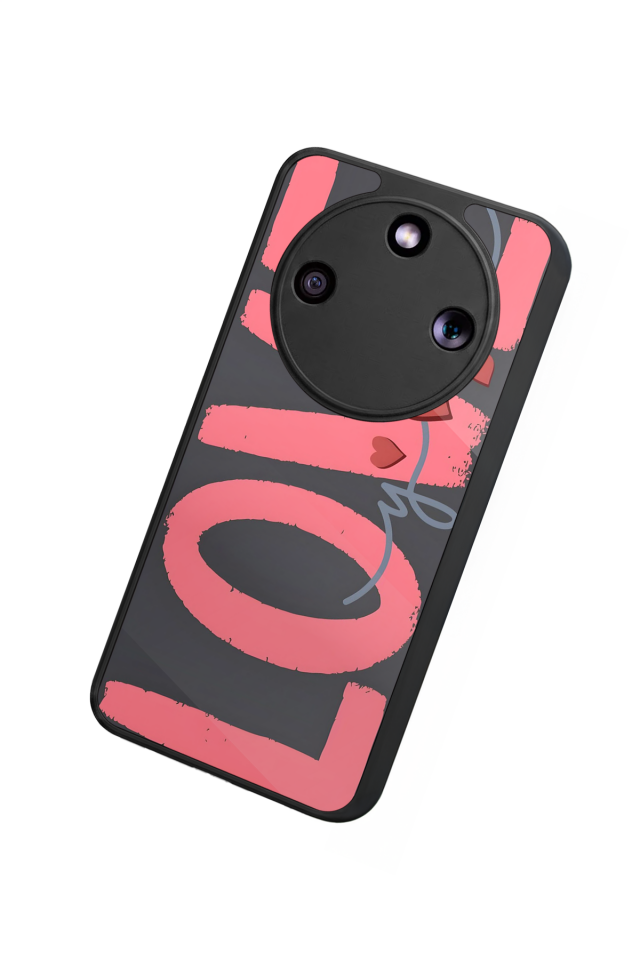 Honor Magic 8 Lite Uyumlu Love Tasarımlı Glossy Premium Kılıf