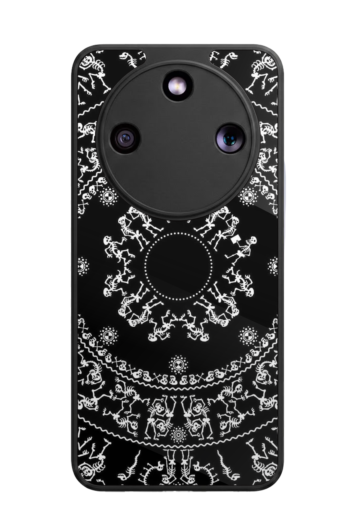 Honor Magic 8 Lite Uyumlu Mandala Tasarımlı Glossy Premium Kılıf