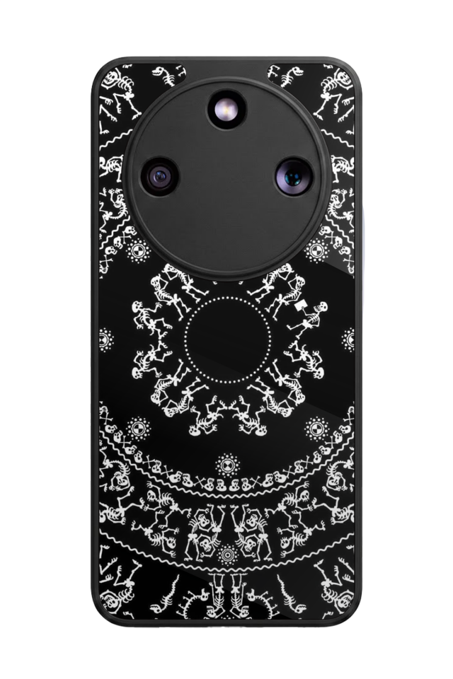 Honor Magic 8 Lite Uyumlu Mandala Tasarımlı Glossy Premium Kılıf