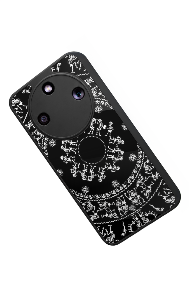 Honor Magic 8 Lite Uyumlu Mandala Tasarımlı Glossy Premium Kılıf