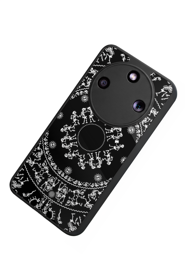 Honor Magic 8 Lite Uyumlu Mandala Tasarımlı Glossy Premium Kılıf