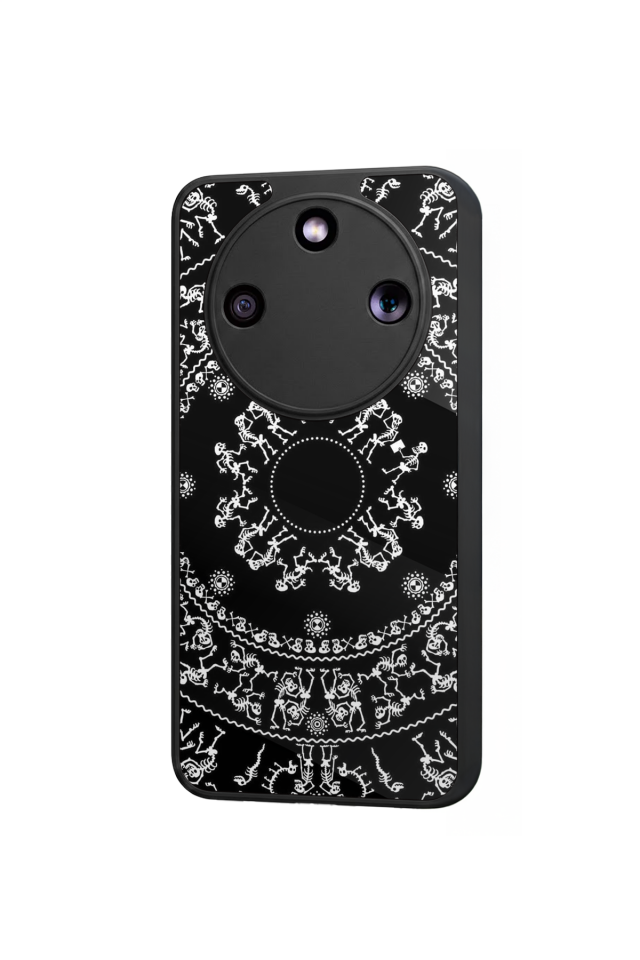 Honor Magic 8 Lite Uyumlu Mandala Tasarımlı Glossy Premium Kılıf