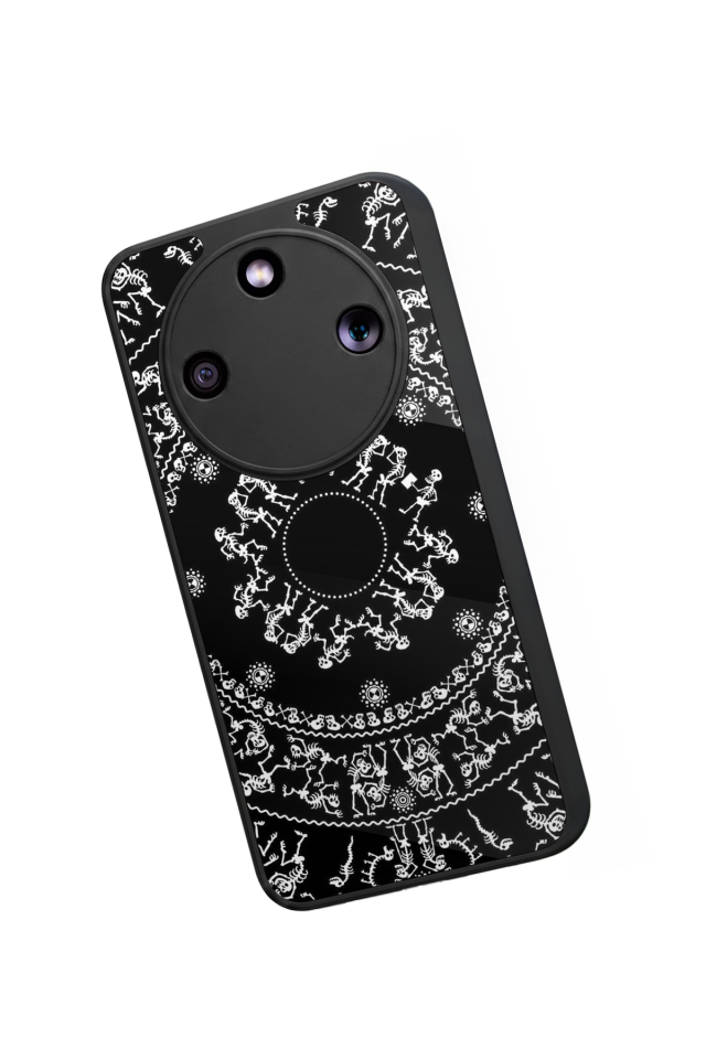 Honor Magic 8 Lite Uyumlu Mandala Tasarımlı Glossy Premium Kılıf