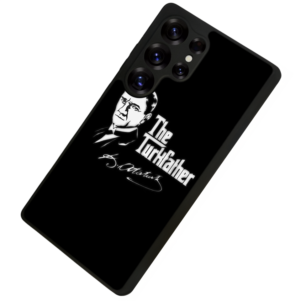 Samsung Galaxy S25 Ultra Uyumlu Mustafa Kemal Ataturk Tasarımlı Glossy Premium Kılıf