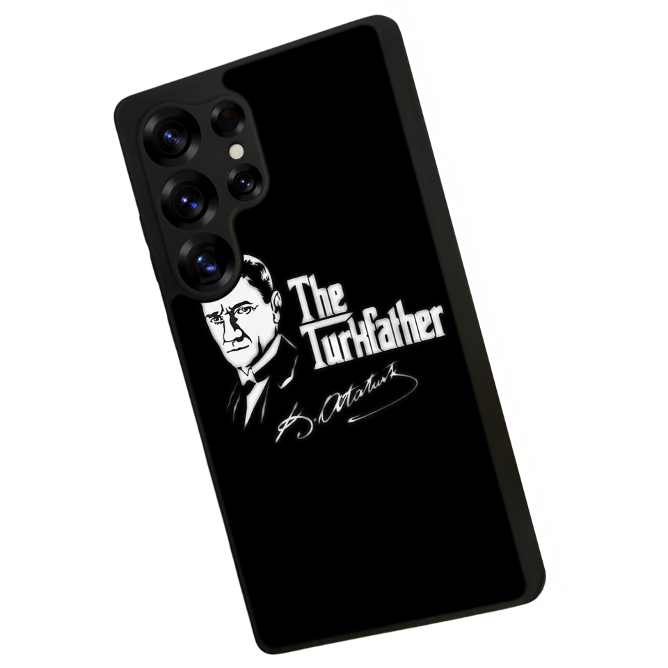Samsung Galaxy S25 Ultra Uyumlu Mustafa Kemal Ataturk Tasarımlı Glossy Premium Kılıf