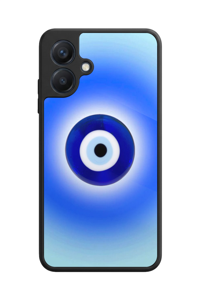 Samsung Galaxy A07 Uyumlu Nazar Tasarımlı Glossy Premium Kılıf