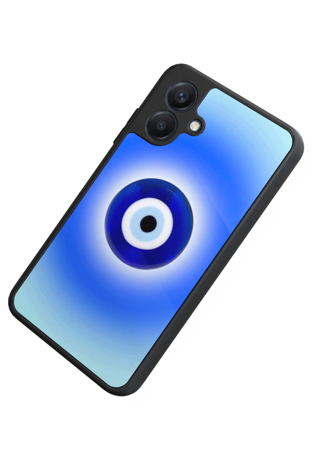 Samsung Galaxy A07 Uyumlu Nazar Tasarımlı Glossy Premium Kılıf