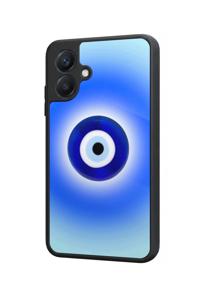 Samsung Galaxy A07 Uyumlu Nazar Tasarımlı Glossy Premium Kılıf
