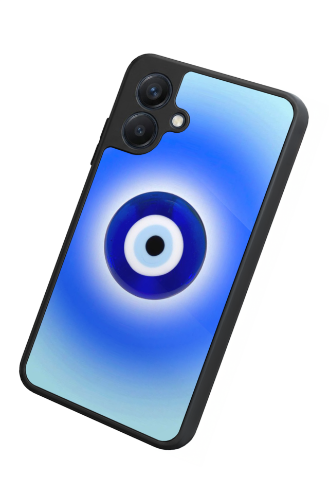 Samsung Galaxy A07 Uyumlu Nazar Tasarımlı Glossy Premium Kılıf