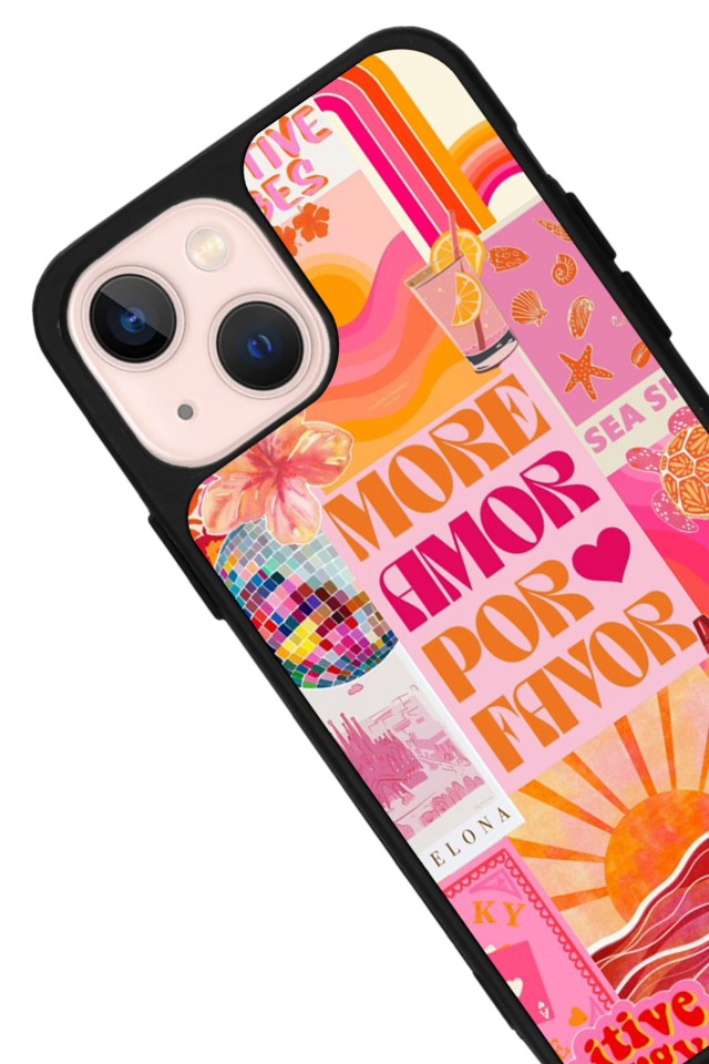 iPhone 13 Mini Uyumlu Poster Tasarımlı Glossy Premium Kılıf