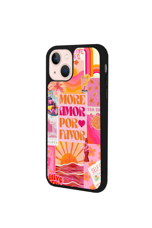 iPhone 13 Mini Uyumlu Poster Tasarımlı Glossy Premium Kılıf
