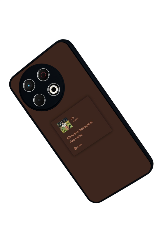 Tecno Spark 30 Pro Uyumlu Sarki Sozleri Tasarımlı Glossy Premium Kılıf