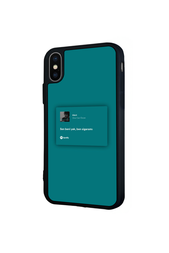iPhone X/ XS Uyumlu Sarki Sozleri Tasarımlı Glossy Premium Kılıf
