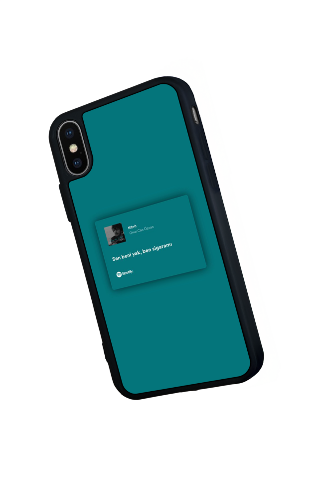 iPhone X/ XS Uyumlu Sarki Sozleri Tasarımlı Glossy Premium Kılıf