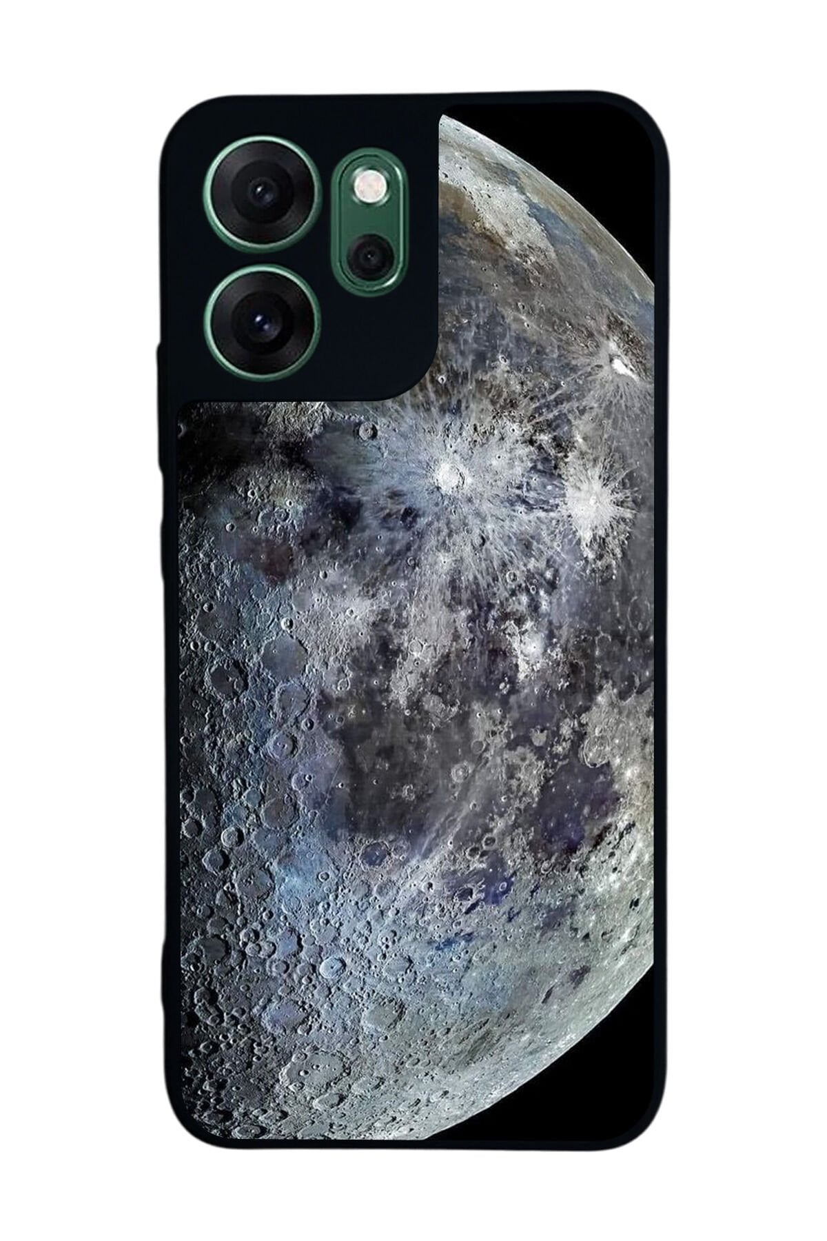 Oppo Reno 14F Uyumlu Ay Tasarımlı Glossy Premium Kılıf