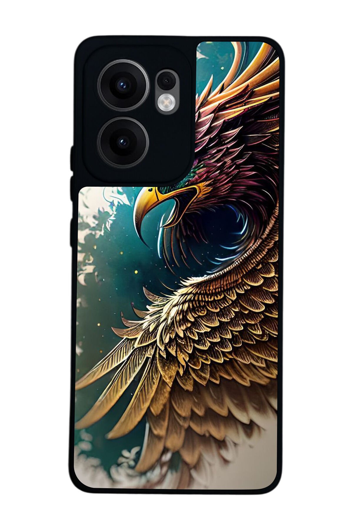 Oppo Reno 13F Uyumlu Besiktas Tasarımlı Glossy Premium Kılıf