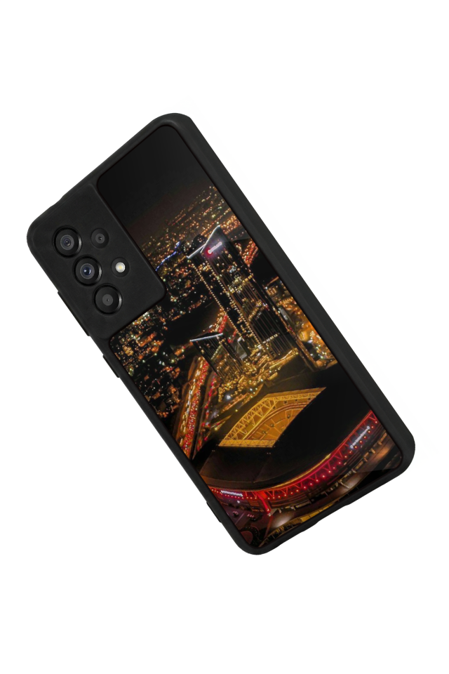 Samsung Galaxy A73 Uyumlu Aslan Tasarımlı Glossy Premium Kılıf