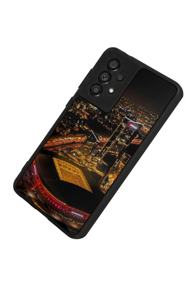 Samsung Galaxy A73 Uyumlu Aslan Tasarımlı Glossy Premium Kılıf