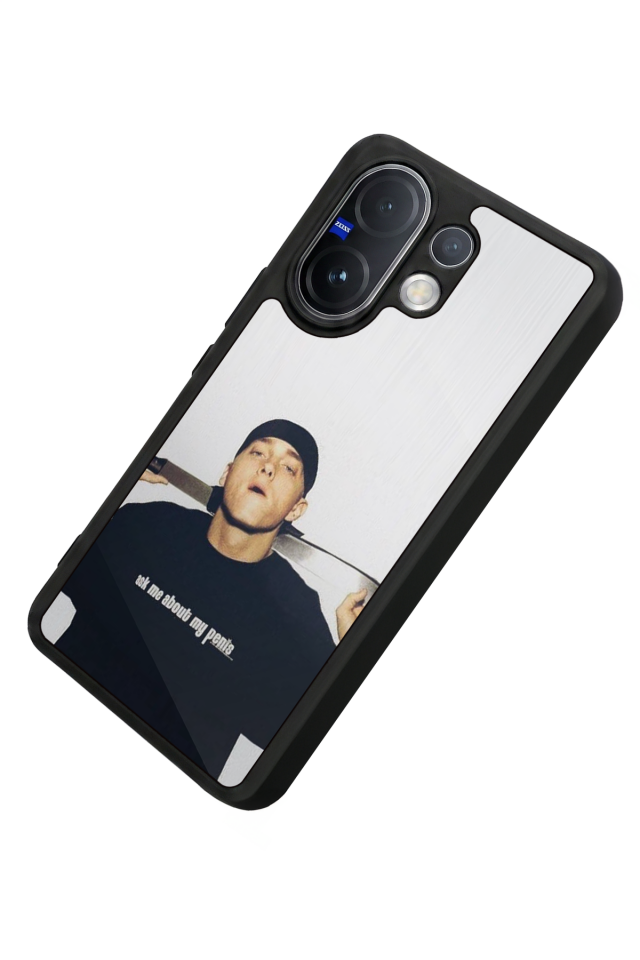 Vivo V60 Uyumlu Eminem Tasarımlı Glossy Premium Kılıf