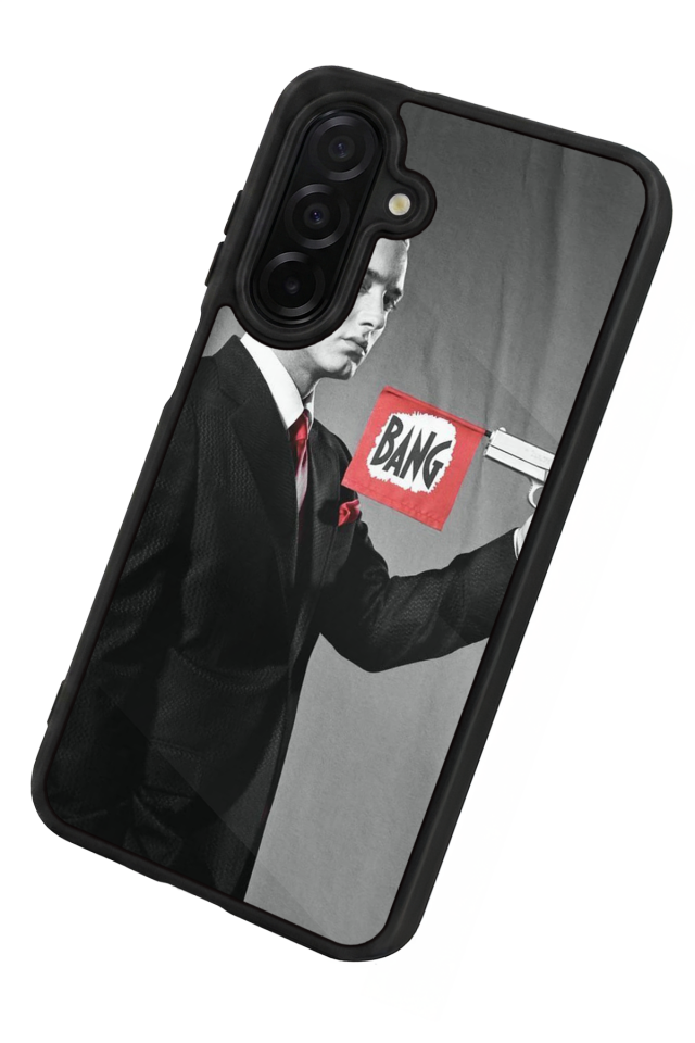 Samsung Galaxy A56 Uyumlu Eminem Tasarımlı Glossy Premium Kılıf