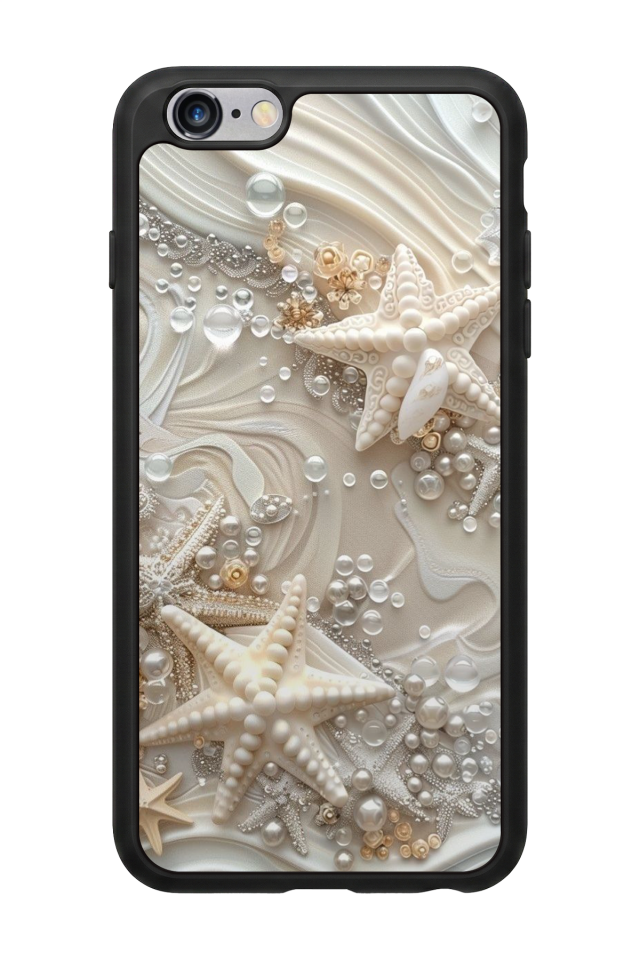iPhone 6 Plus Uyumlu  İnci Tasarımlı Glossy Premium Kılıf