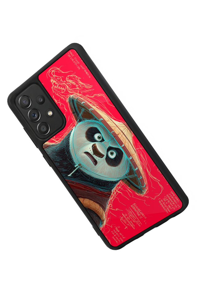 Samsung Galaxy A72 Uyumlu Kung Fu Panda Tasarımlı Glossy Premium Kılıf
