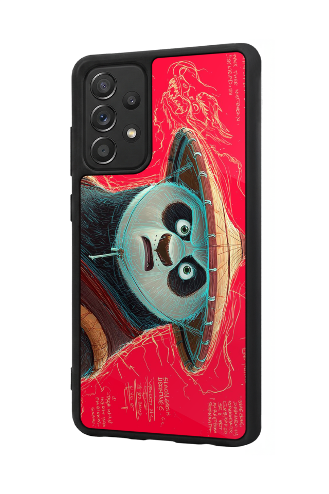 Samsung Galaxy A72 Uyumlu Kung Fu Panda Tasarımlı Glossy Premium Kılıf