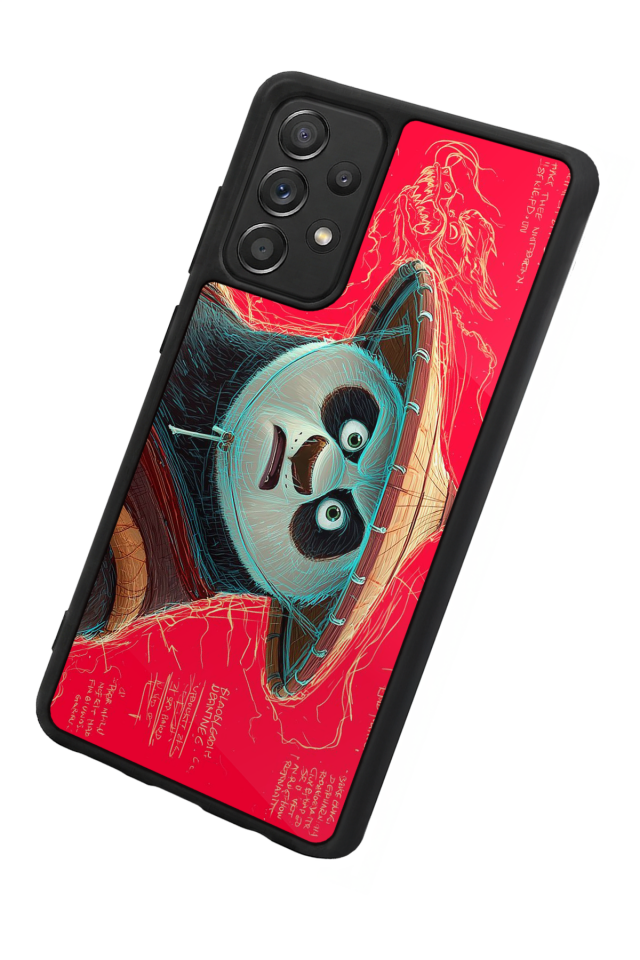 Samsung Galaxy A72 Uyumlu Kung Fu Panda Tasarımlı Glossy Premium Kılıf