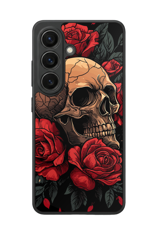 Samsung Galaxy S26 Uyumlu KuruKafa Tasarımlı Glossy Premium Kılıf