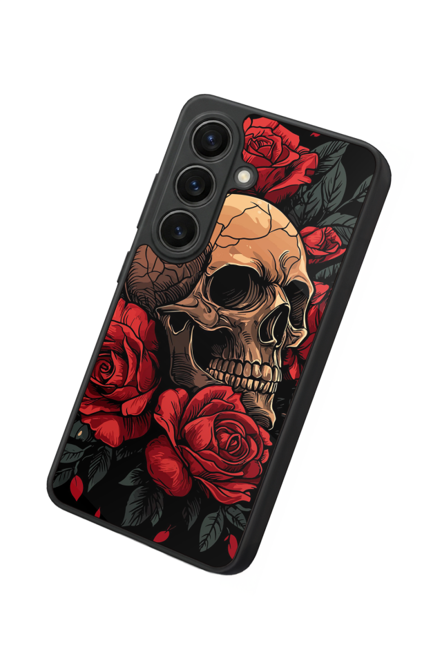 Samsung Galaxy S26 Uyumlu KuruKafa Tasarımlı Glossy Premium Kılıf