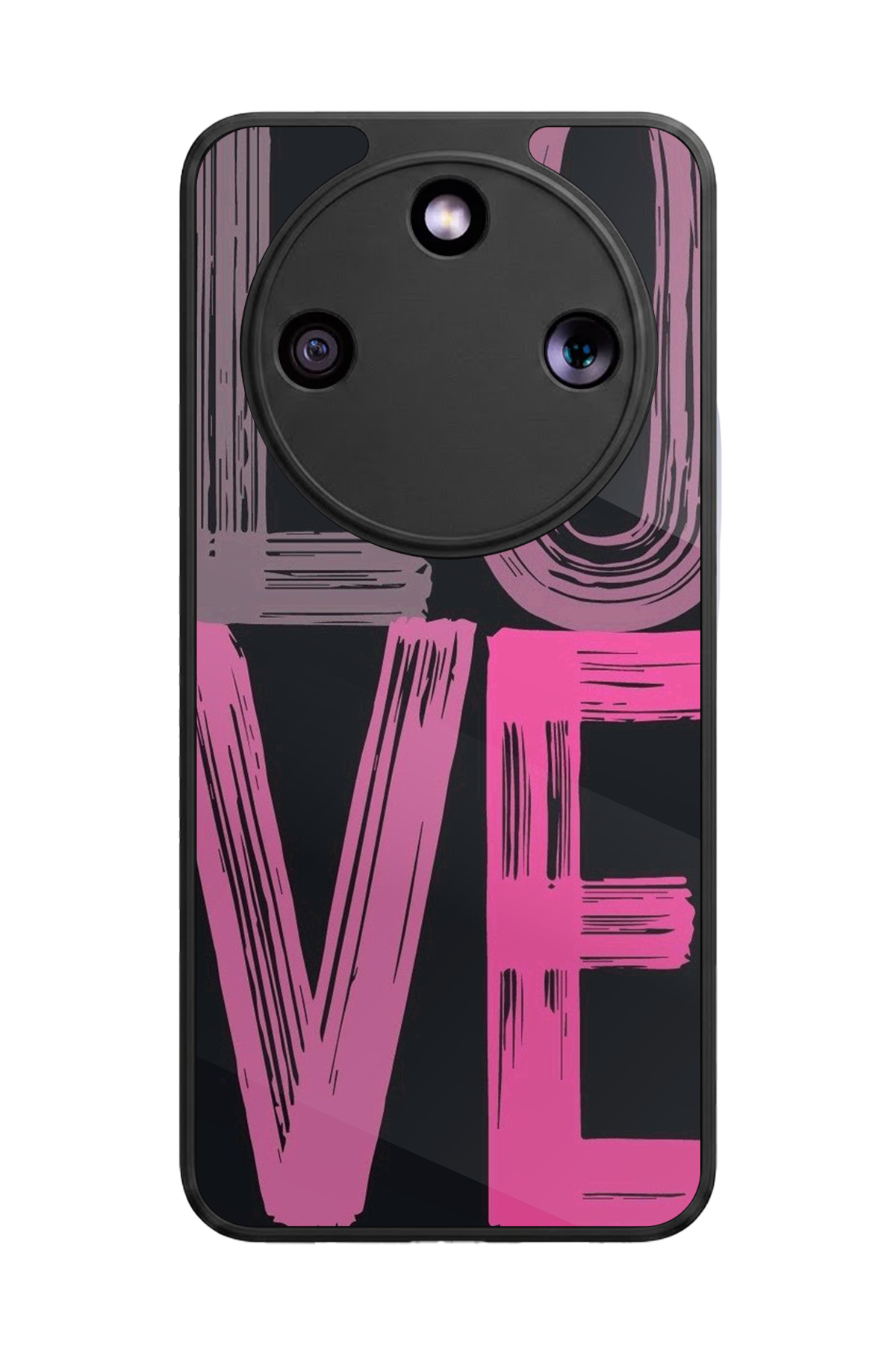 Honor Magic 8 Lite Uyumlu Love Tasarımlı Glossy Premium Kılıf