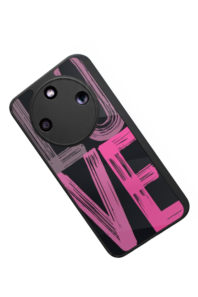 Honor Magic 8 Lite Uyumlu Love Tasarımlı Glossy Premium Kılıf