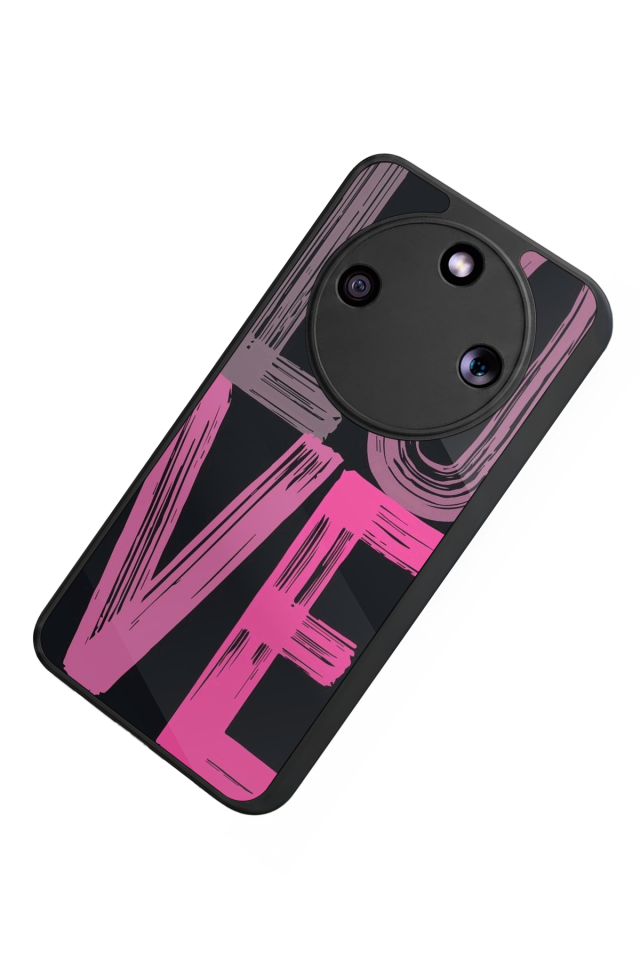 Honor Magic 8 Lite Uyumlu Love Tasarımlı Glossy Premium Kılıf