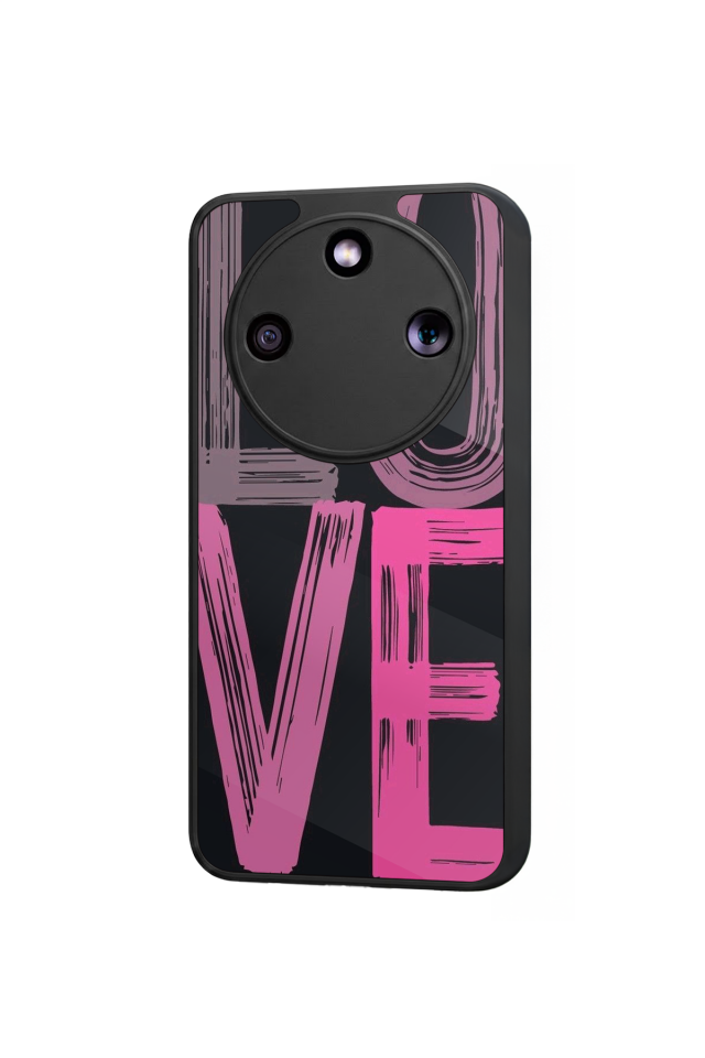 Honor Magic 8 Lite Uyumlu Love Tasarımlı Glossy Premium Kılıf