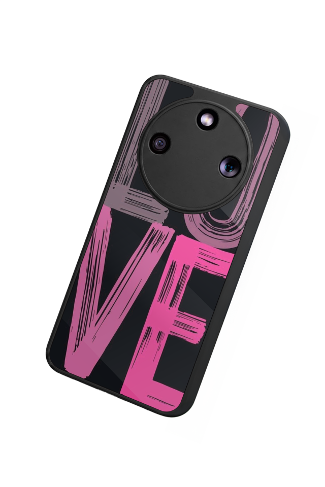 Honor Magic 8 Lite Uyumlu Love Tasarımlı Glossy Premium Kılıf