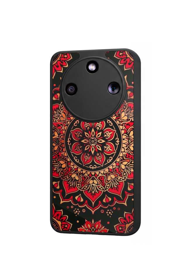 Honor Magic 8 Lite Uyumlu Mandala Tasarımlı Glossy Premium Kılıf