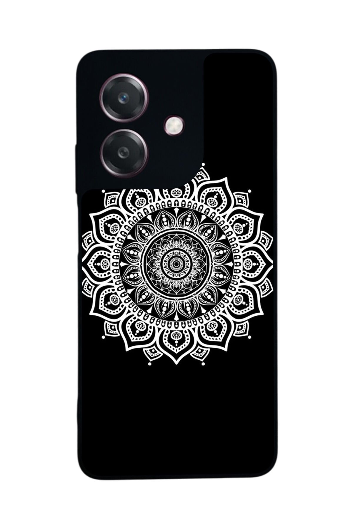 Oppo A3 5G Uyumlu Mandala Tasarımlı Glossy Premium Kılıf