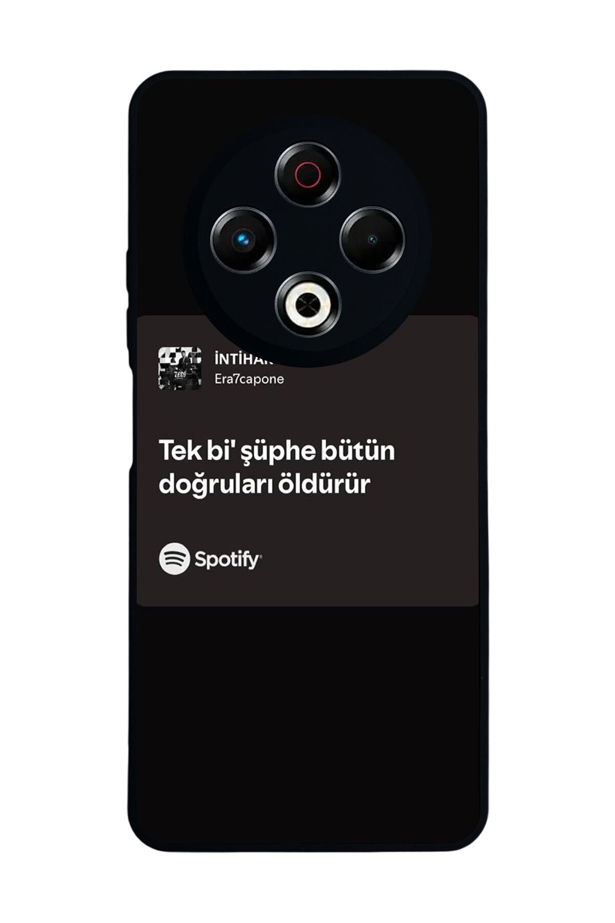 Tecno Spark 30 Uyumlu Sarki Sozleri Tasarımlı Glossy Premium Kılıf