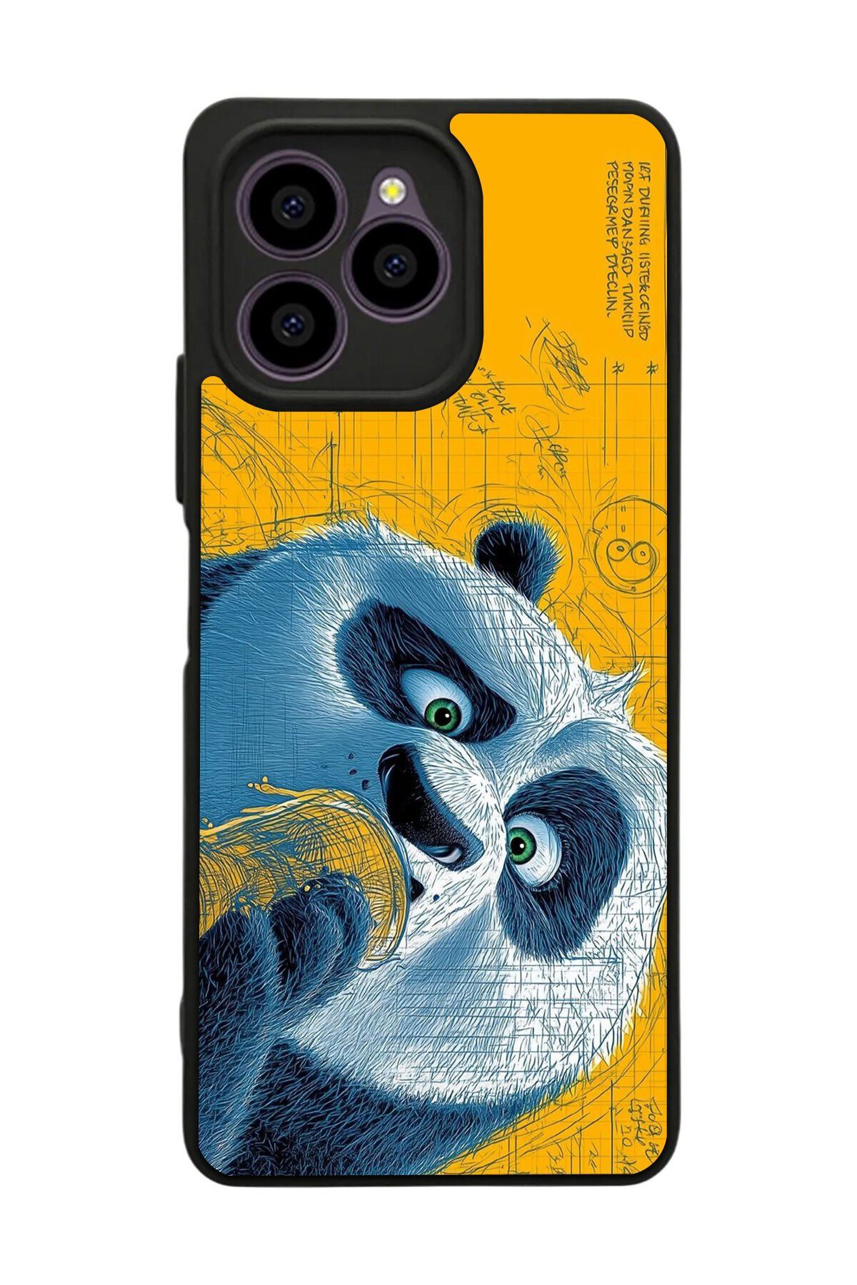 Omix X6 Uyumlu Kung Fu Panda Tasarımlı Glossy Premium Kılıf
