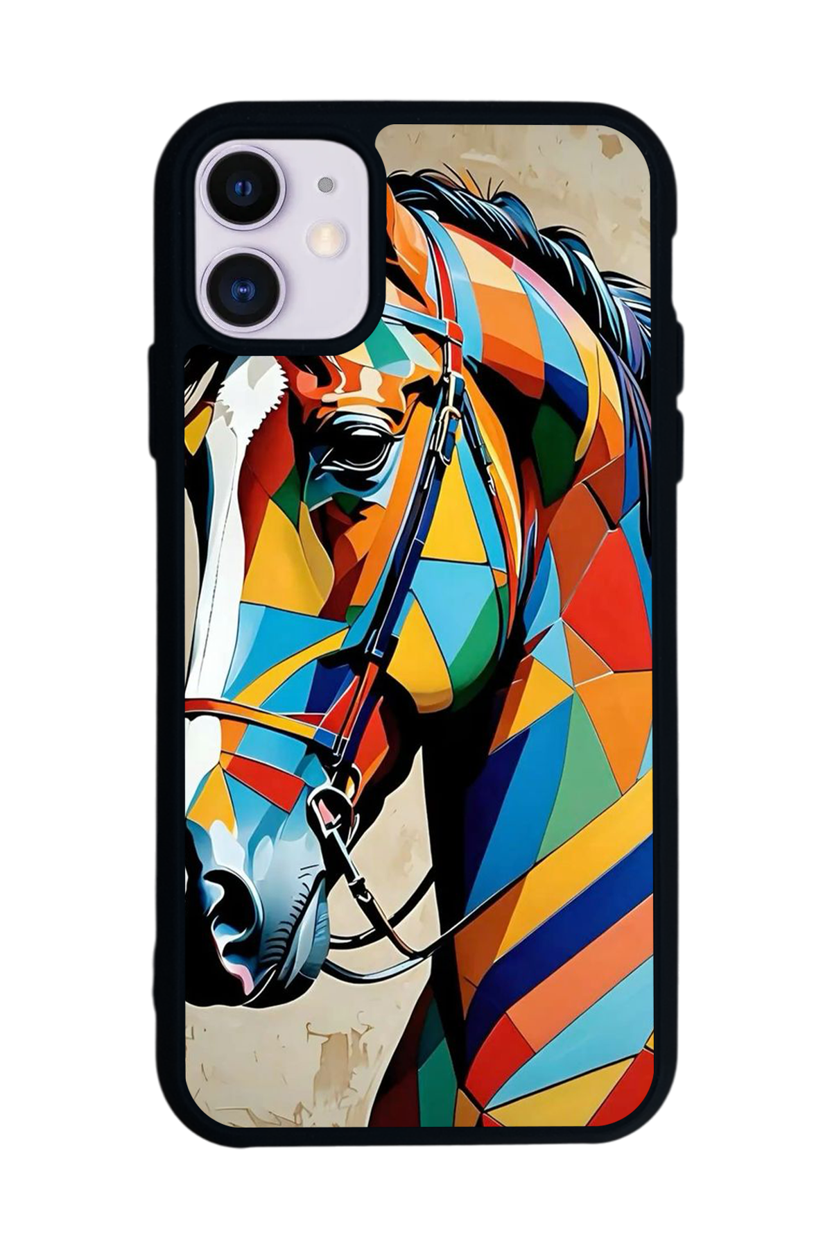iPhone 11 Uyumlu At Horse Tasarımlı Glossy Premium Kılıf