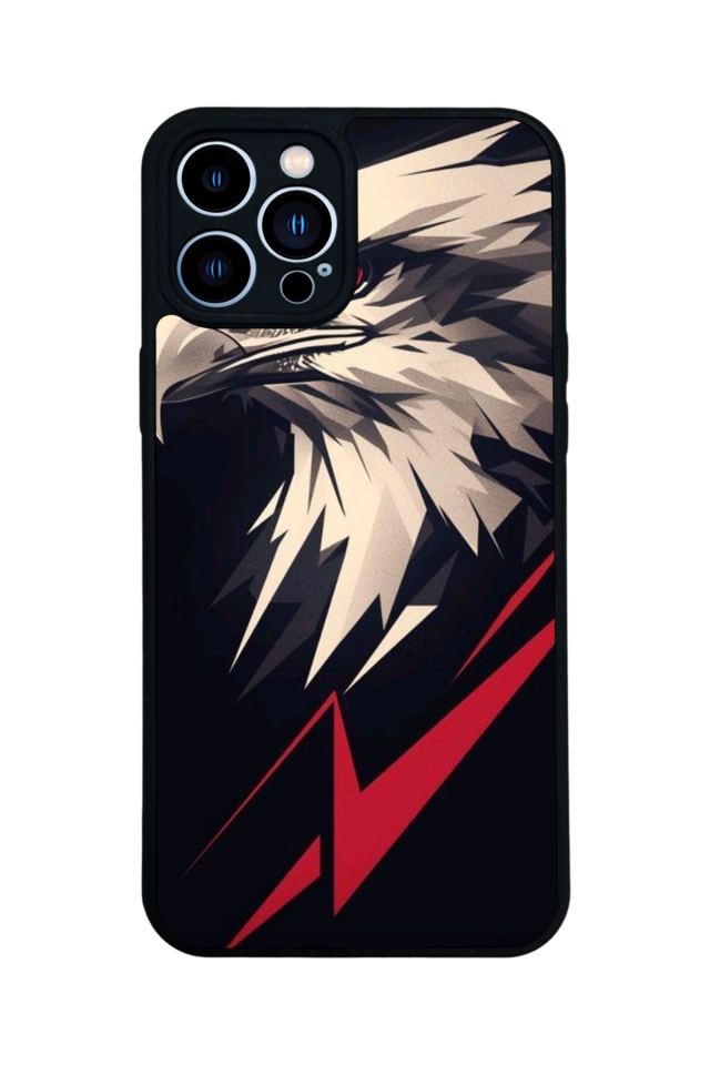 iPhone 13 Pro Max Uyumlu Besiktas Tasarımlı Glossy Premium Kılıf